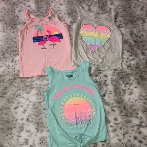 💜 Set of 3 Toddler Girls 2T Tank Top Set 💜